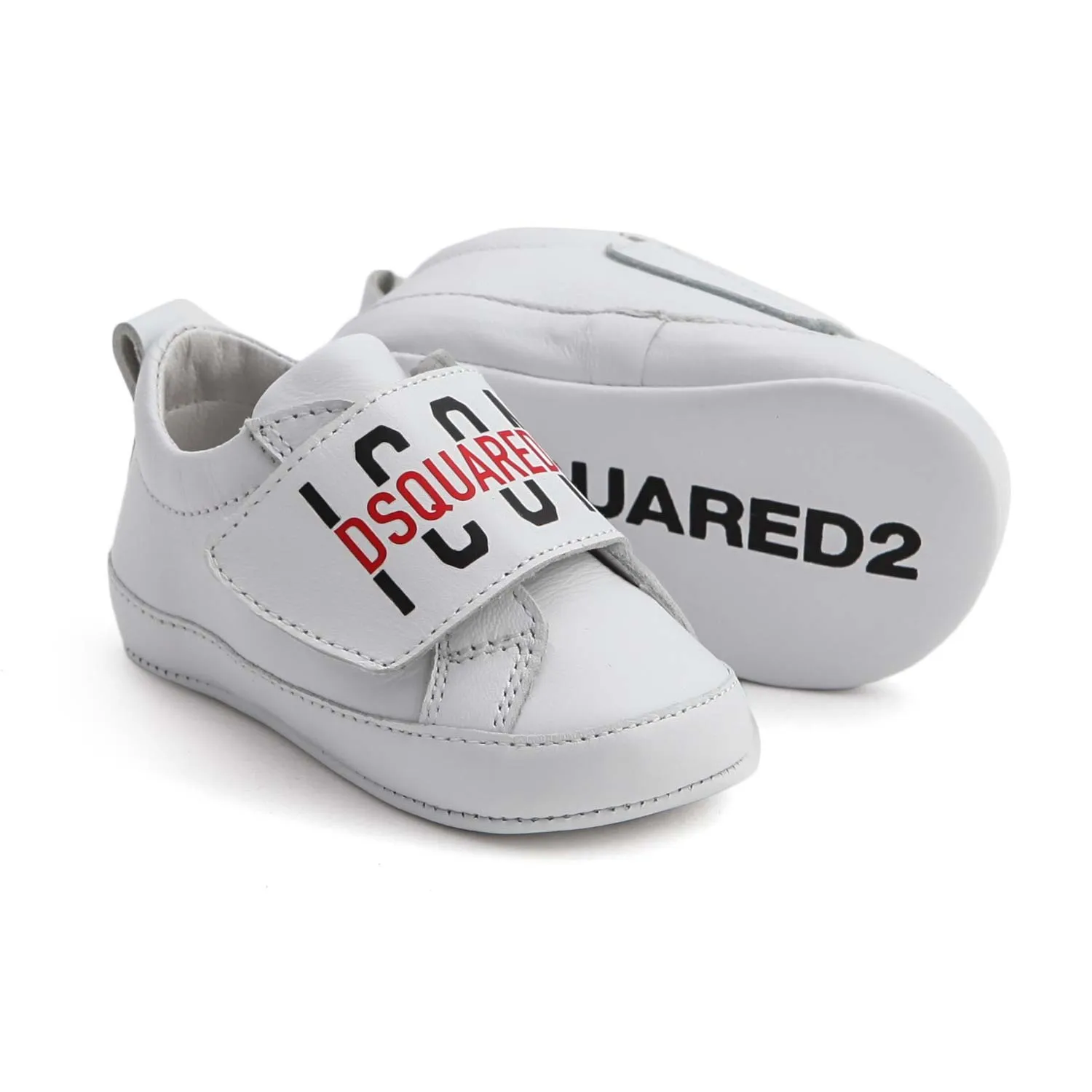 Dsquared2 White Sneakers For Baby