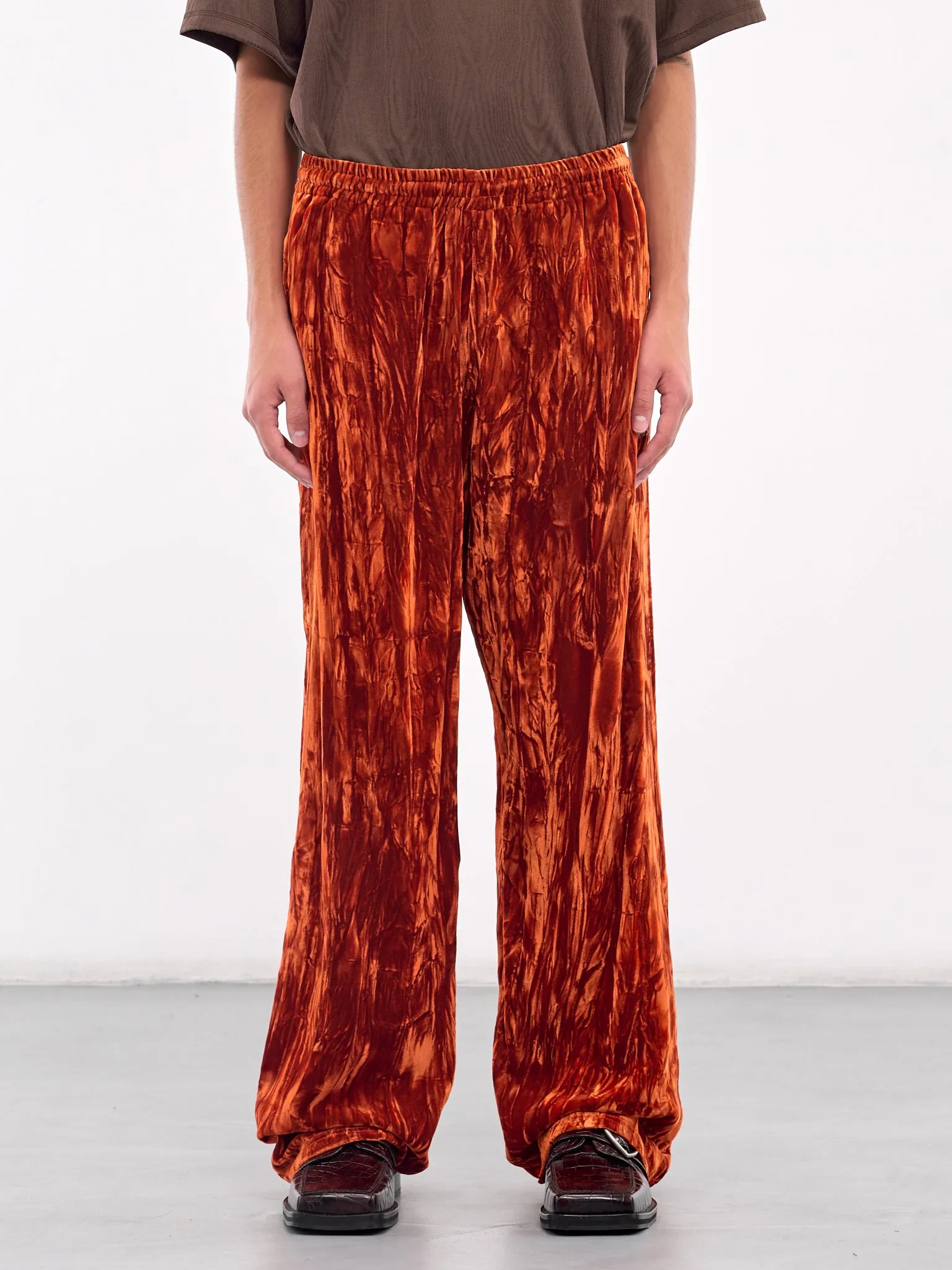 Extended Wide Leg Track Pants (165WF04202-ORANGE)