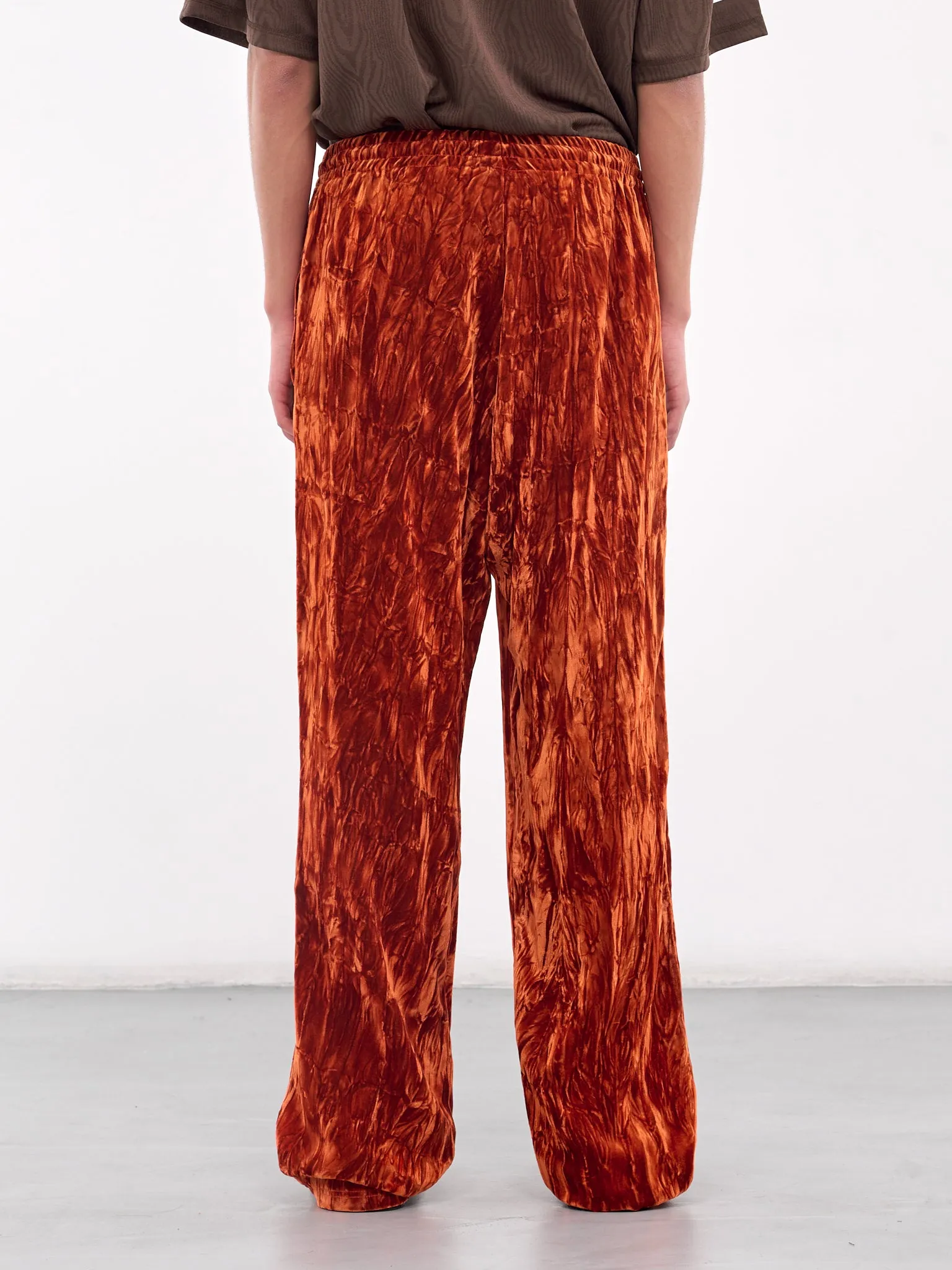 Extended Wide Leg Track Pants (165WF04202-ORANGE)