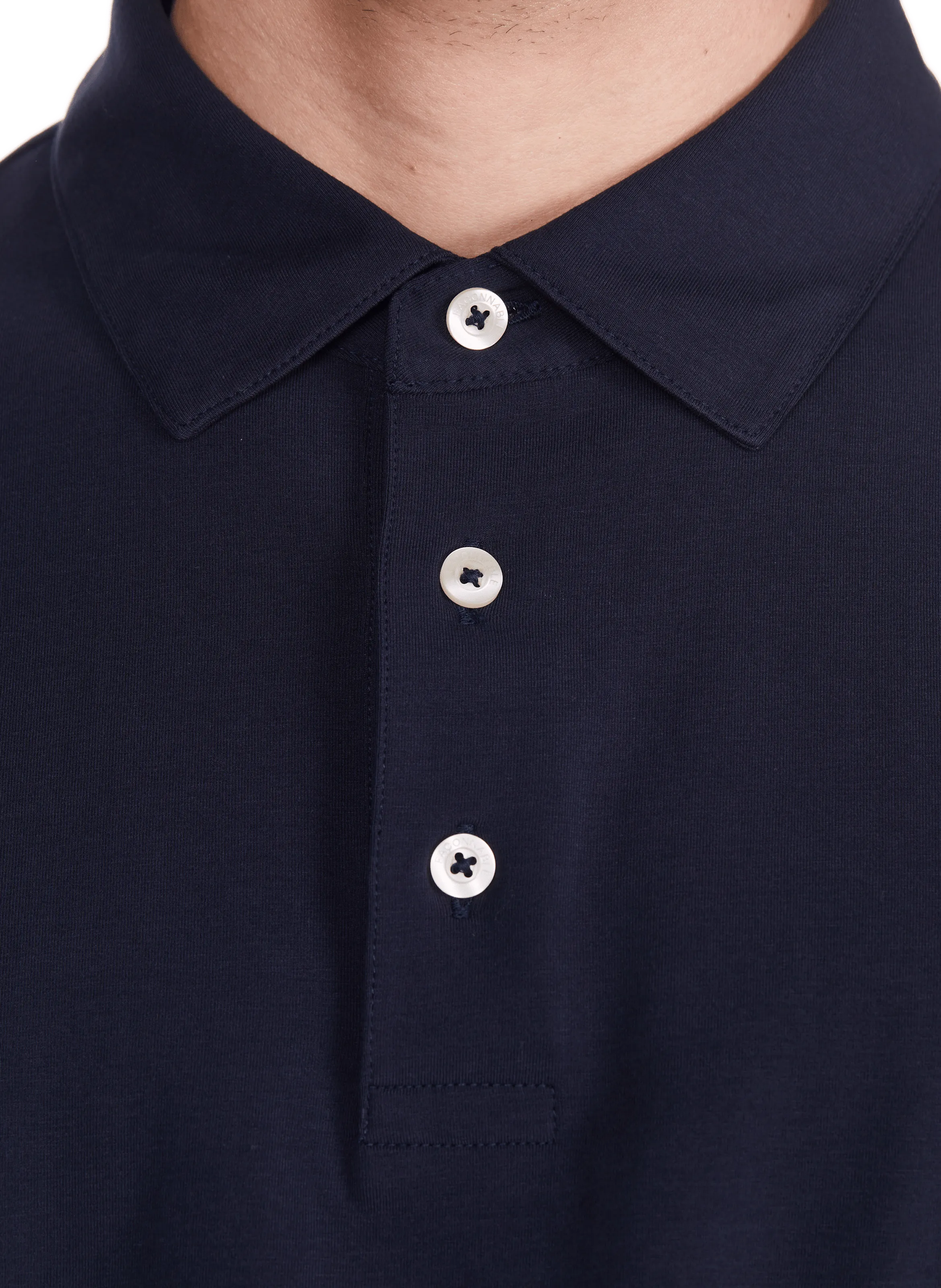 FACONNABLE   Cotton polo shirt  - Blue