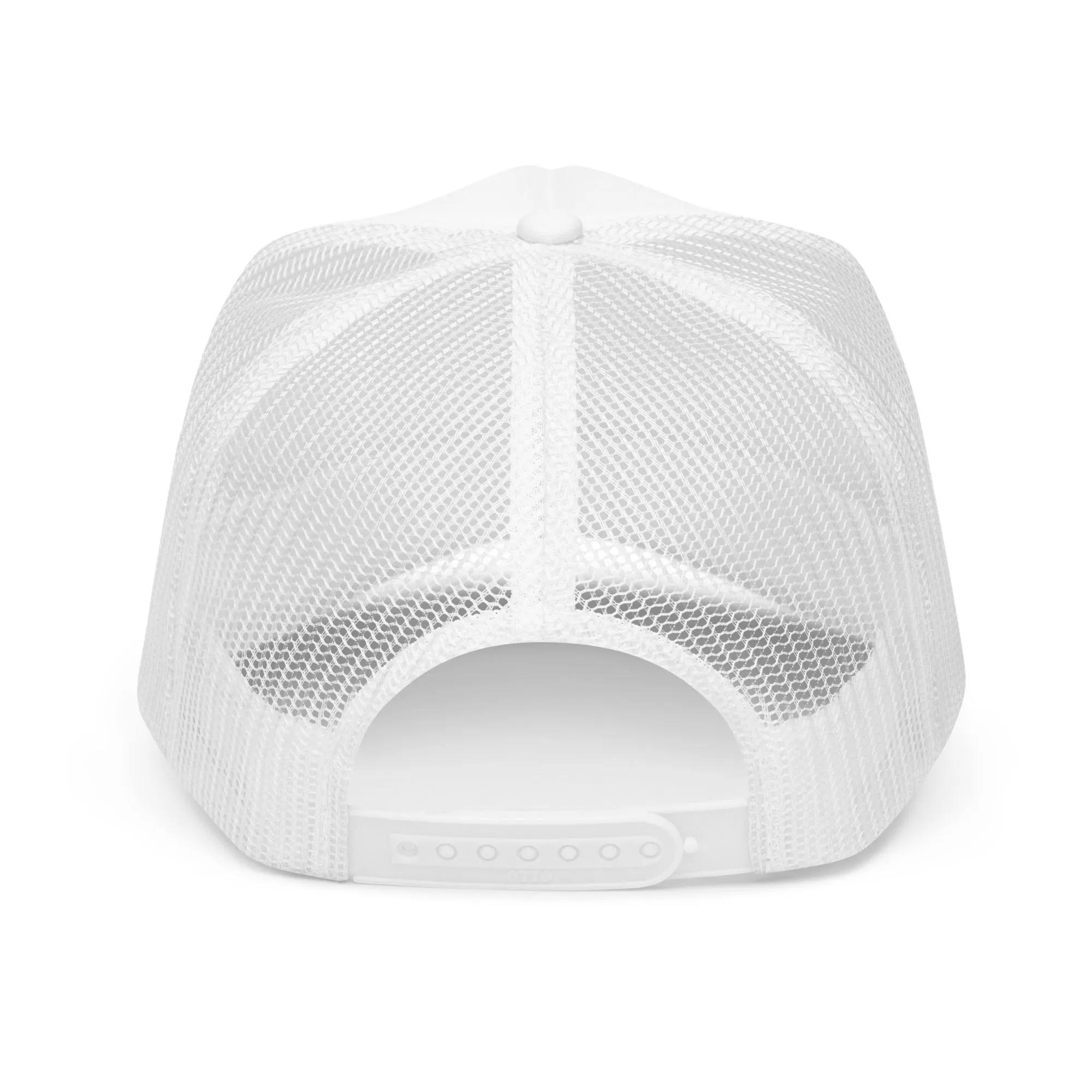 Fire Hazard White Trucker Hat