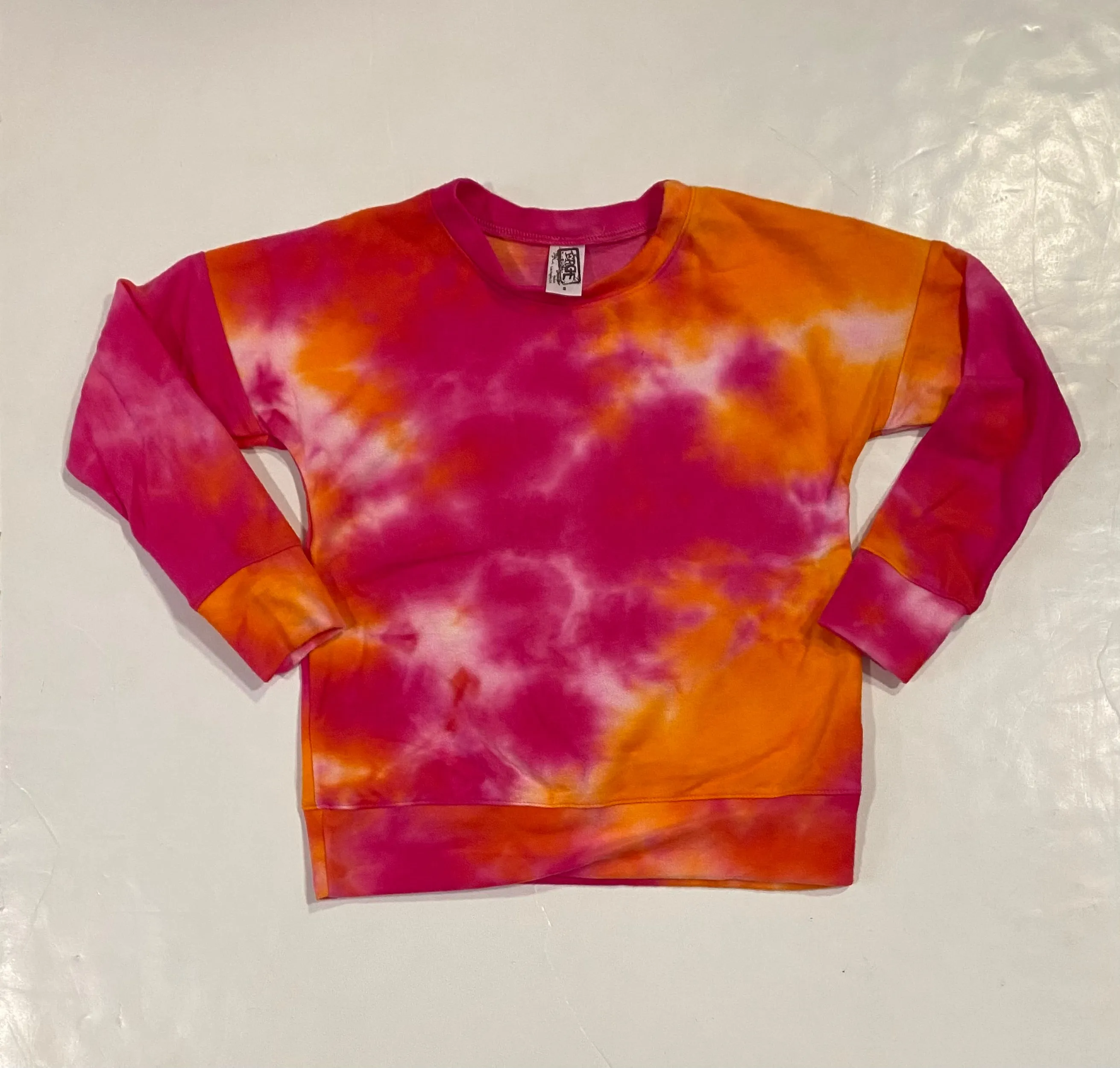 Fleece Tie Dyed LS Top