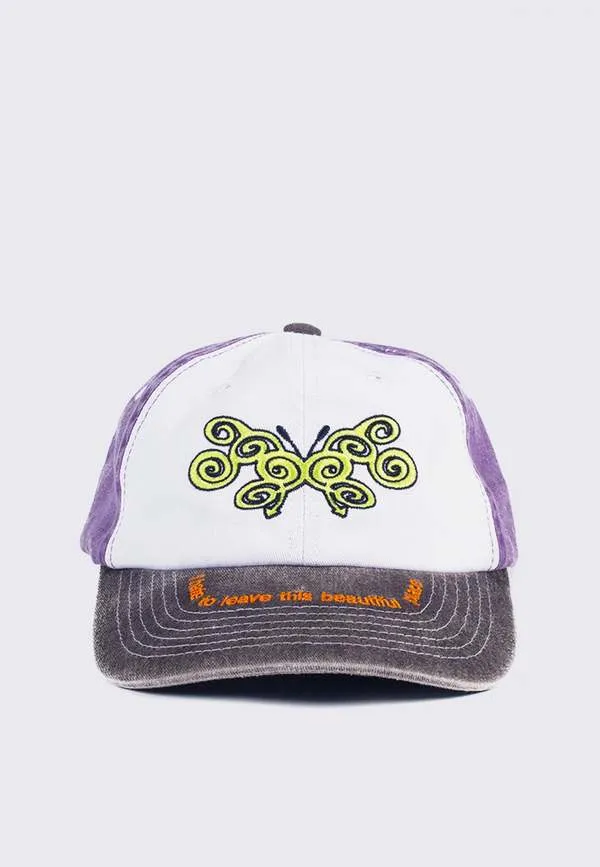 Flutter 6 Panel Hat - Purple