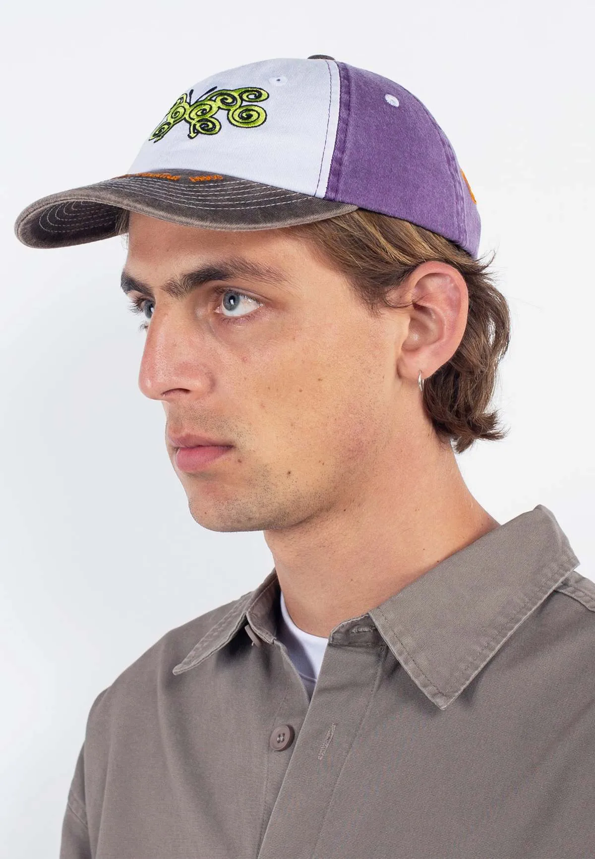 Flutter 6 Panel Hat - Purple