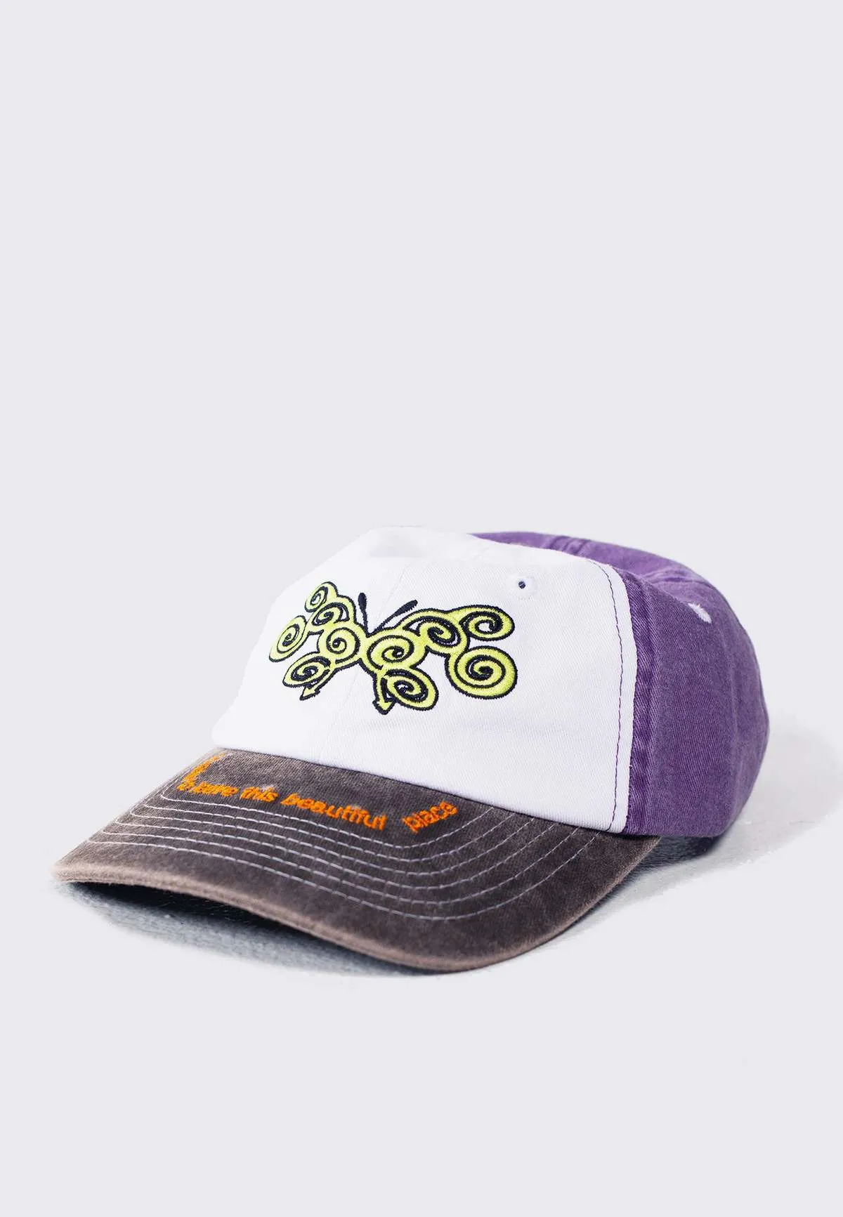 Flutter 6 Panel Hat - Purple