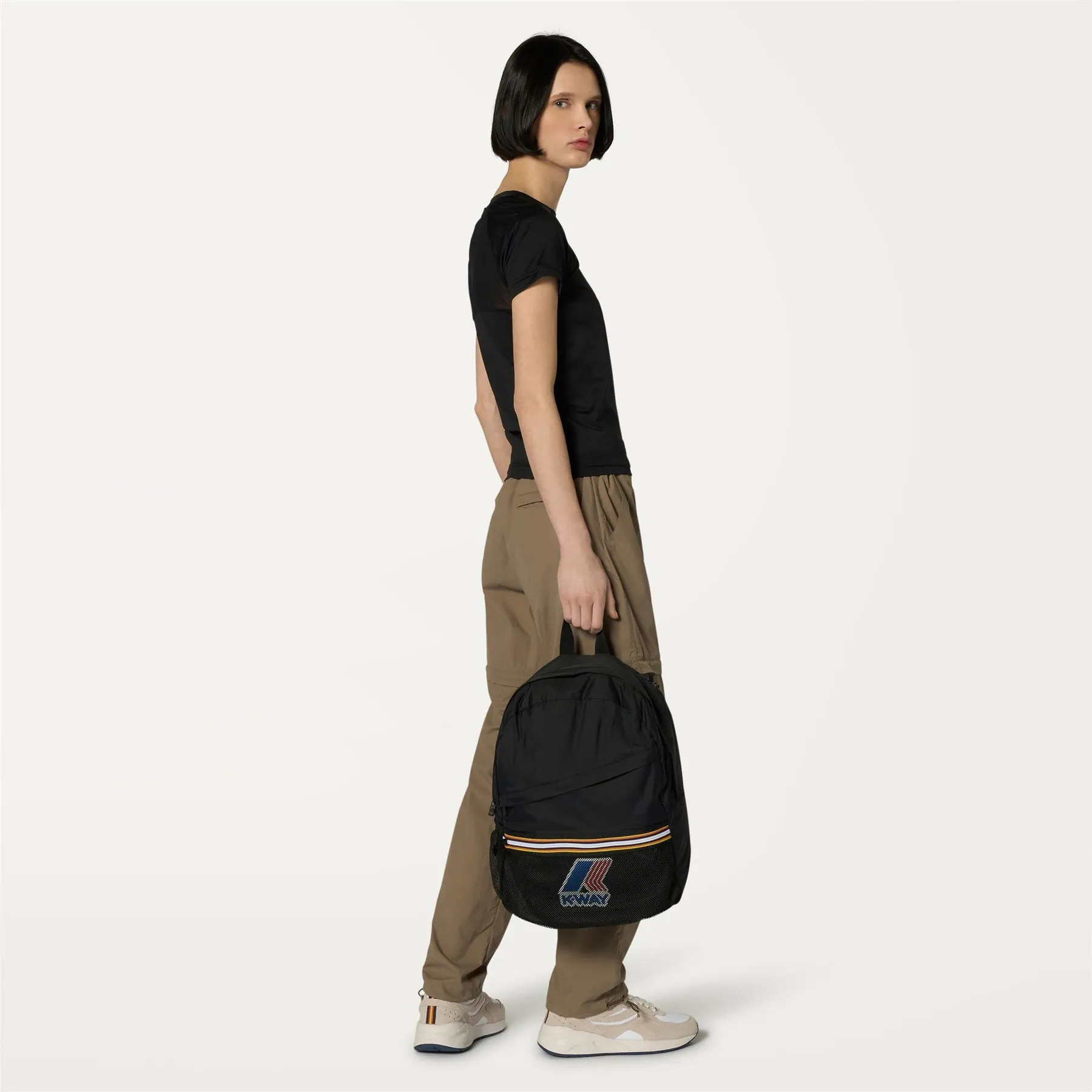 Francois - Packable Ripstop Backpack in Black Pure