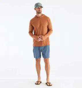 Free Fly Men's Clearwater Hoodie: Rust