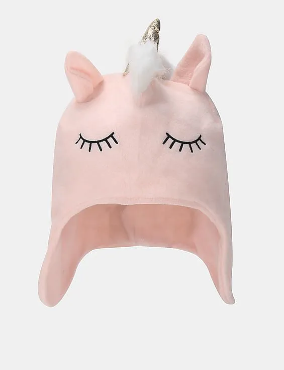 GAP Girls Pink Unicorn Hat