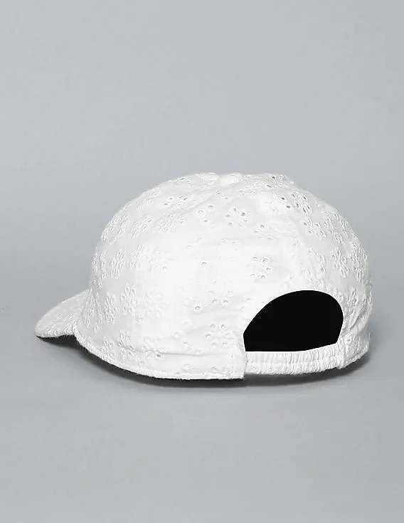 GAP Girls White Logo Baseball Hat