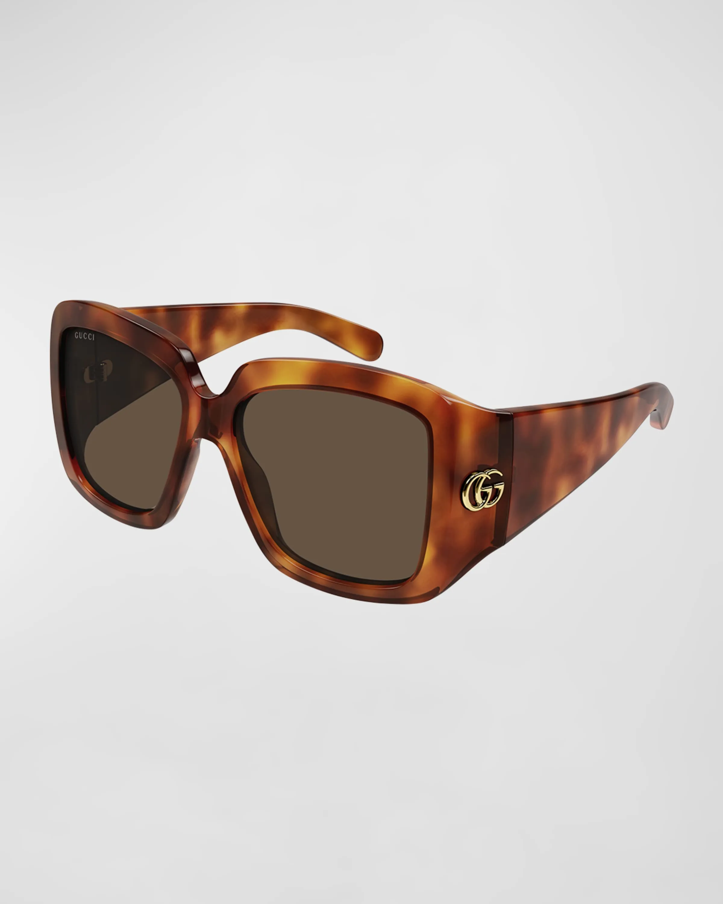 GG Plastic Rectangle Sunglasses