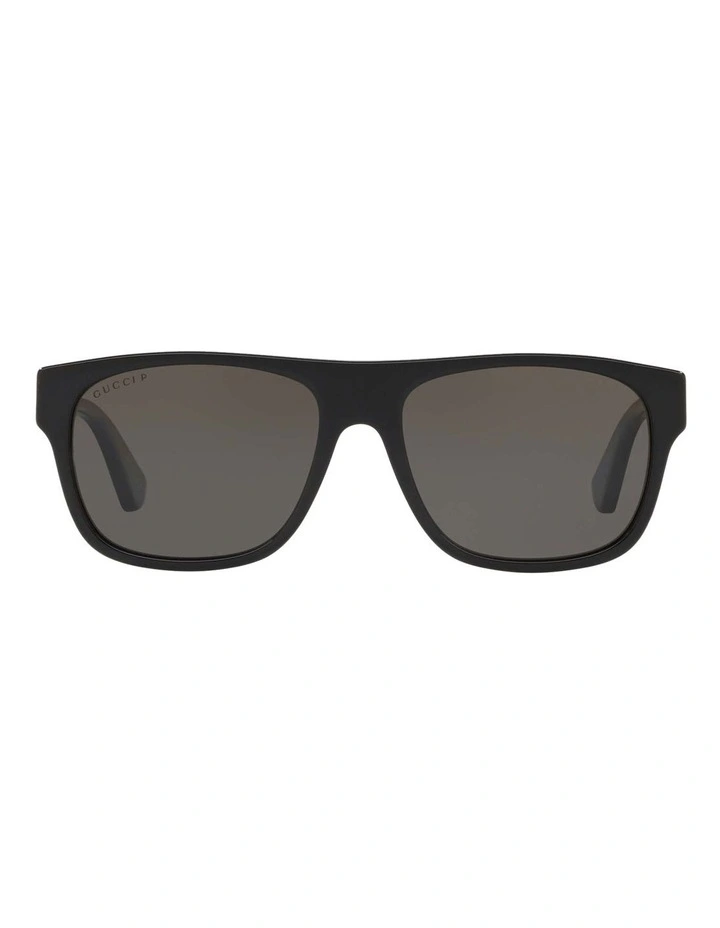 GG0341S Black Polarised Sunglasses