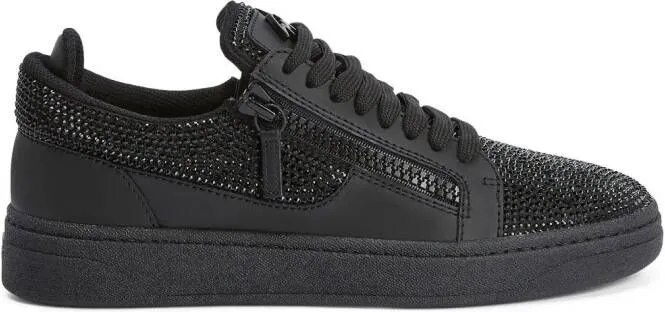 Giuseppe Zanotti GZ 94 crystal-embellished sneakers Black