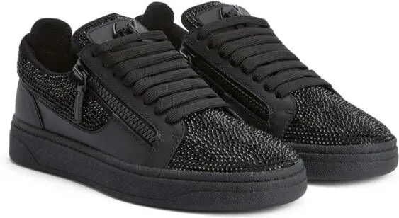 Giuseppe Zanotti GZ 94 crystal-embellished sneakers Black