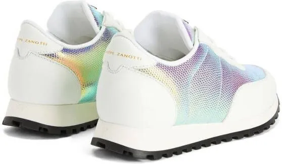 Giuseppe Zanotti holographic-effect low-top sneakers White