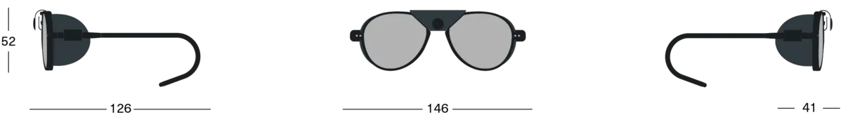 Glacier sunglasses - Black