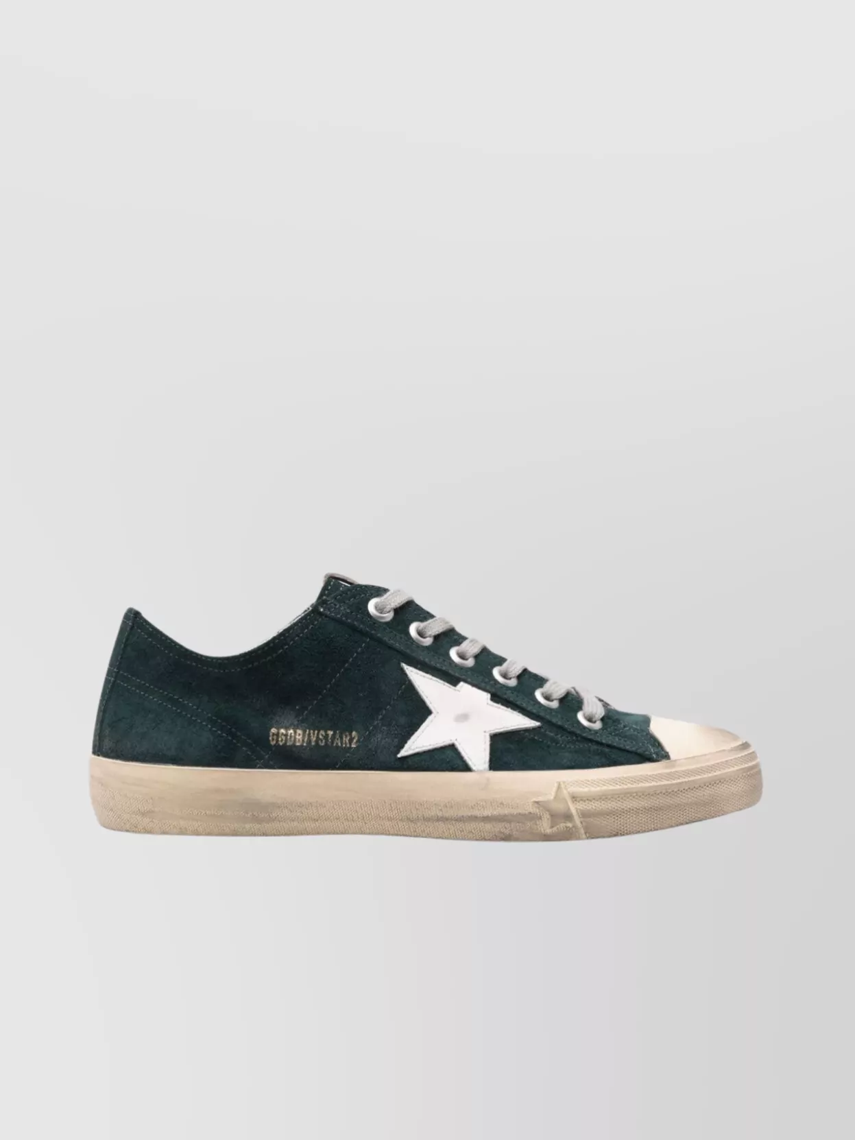 Golden Goose   Distressed calf suede low top sneakers