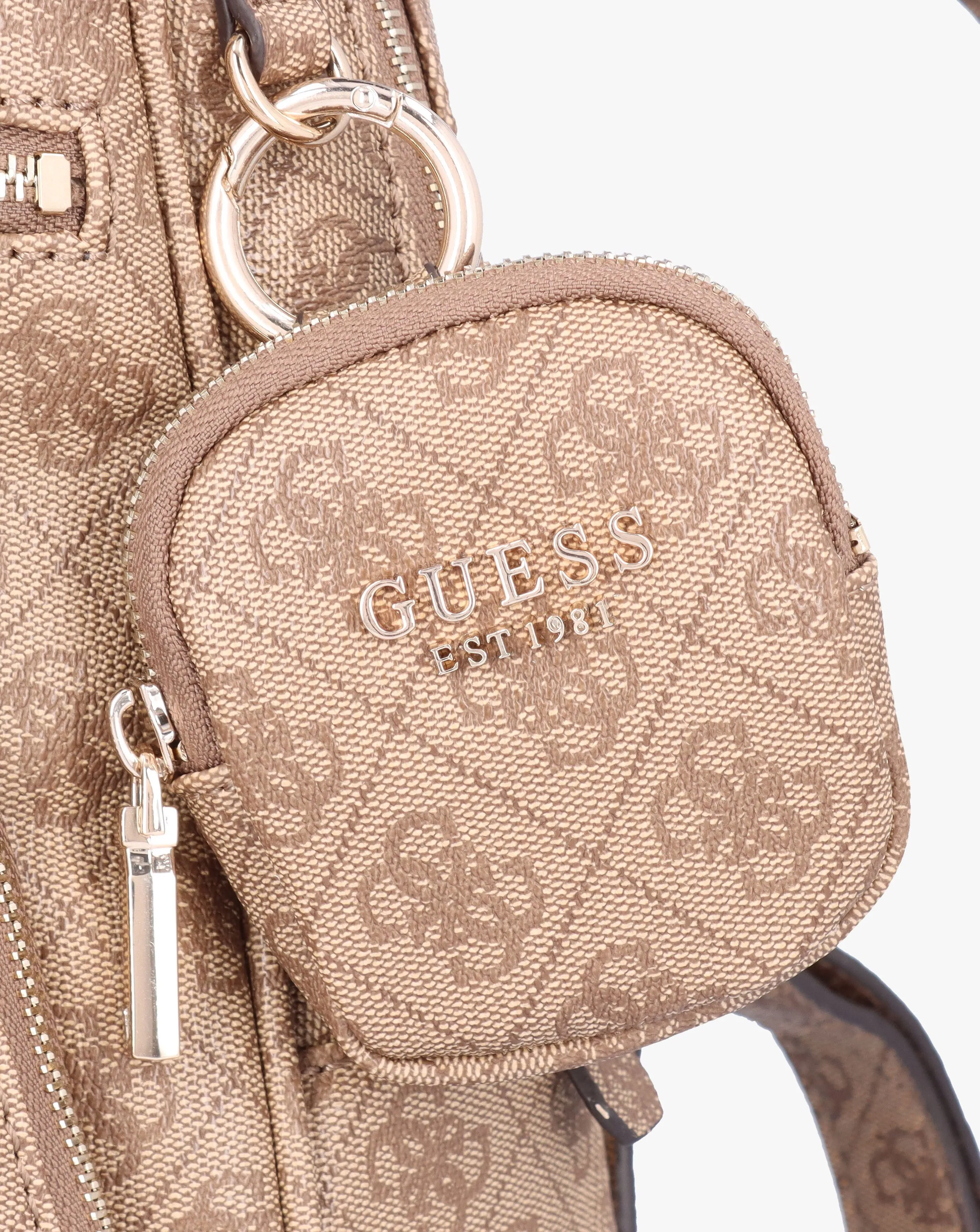 Guess Power Play Tech Latte Logo Backpack