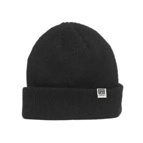 Hikerdelic Merino Wool Beanie Hat Black