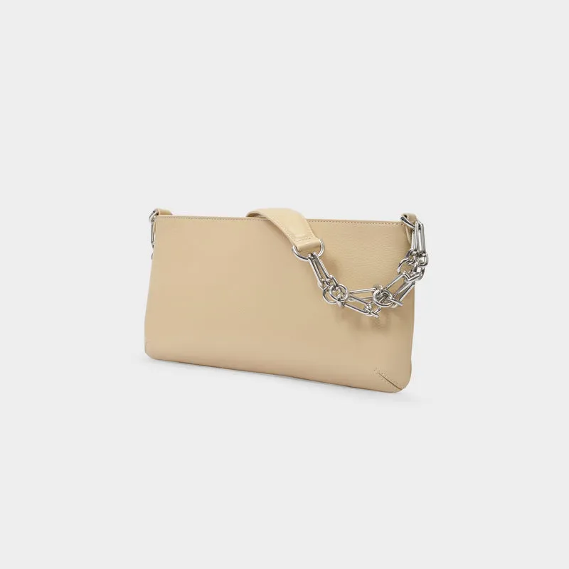 Holly Bag in Beige Glossy Leather