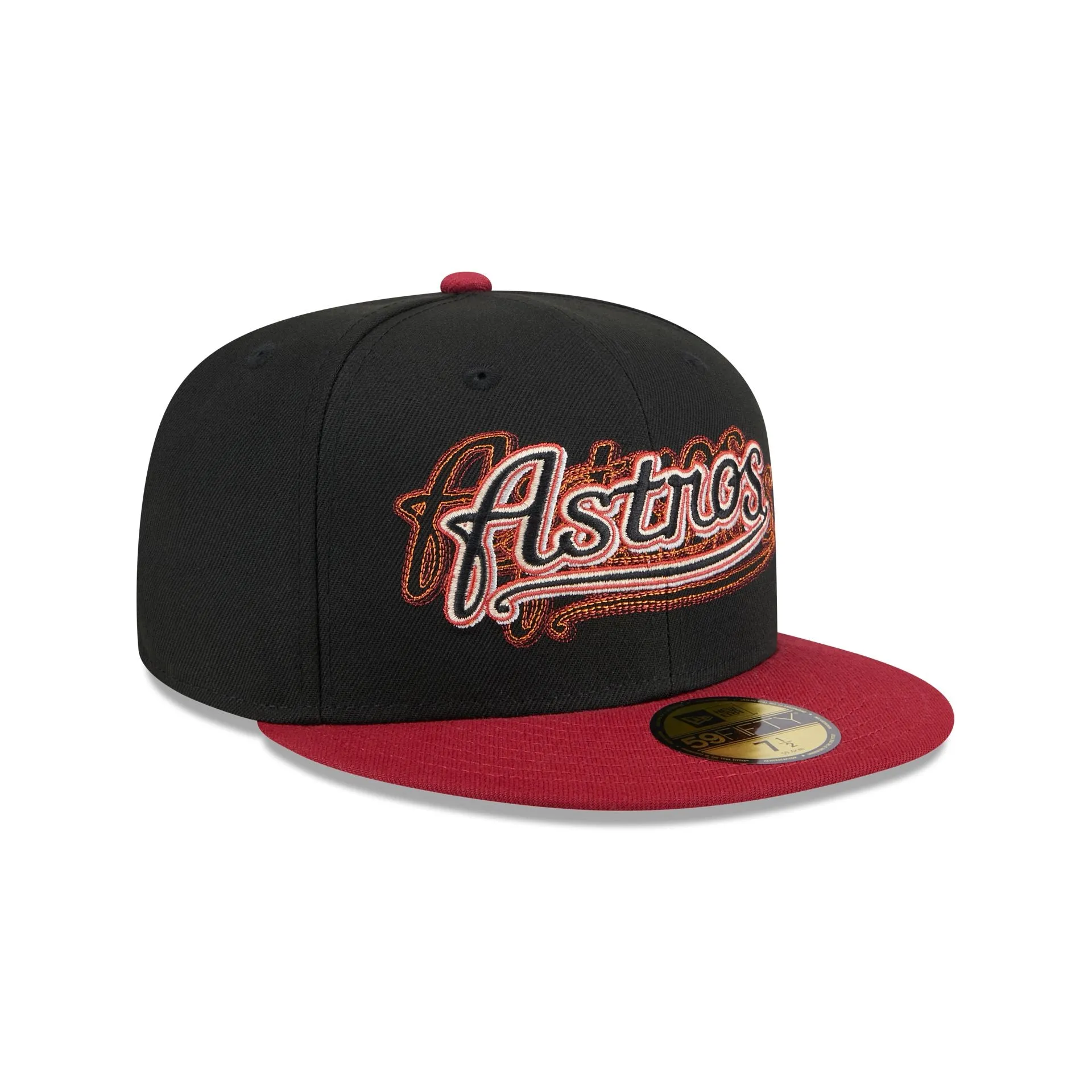 Houston Astros Shadow Stitch 59FIFTY Fitted Hat