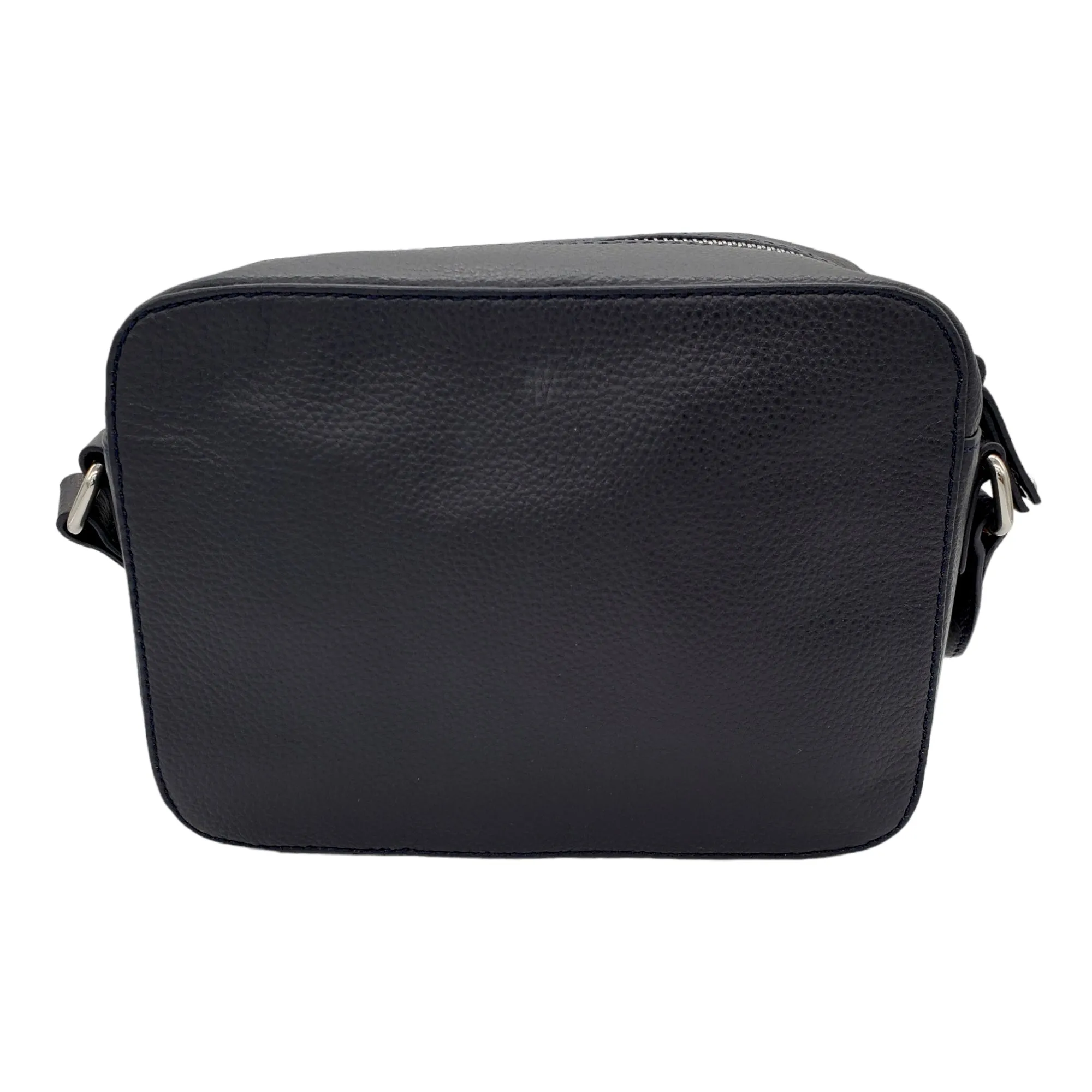 Hush Navy Leather Alma Bag