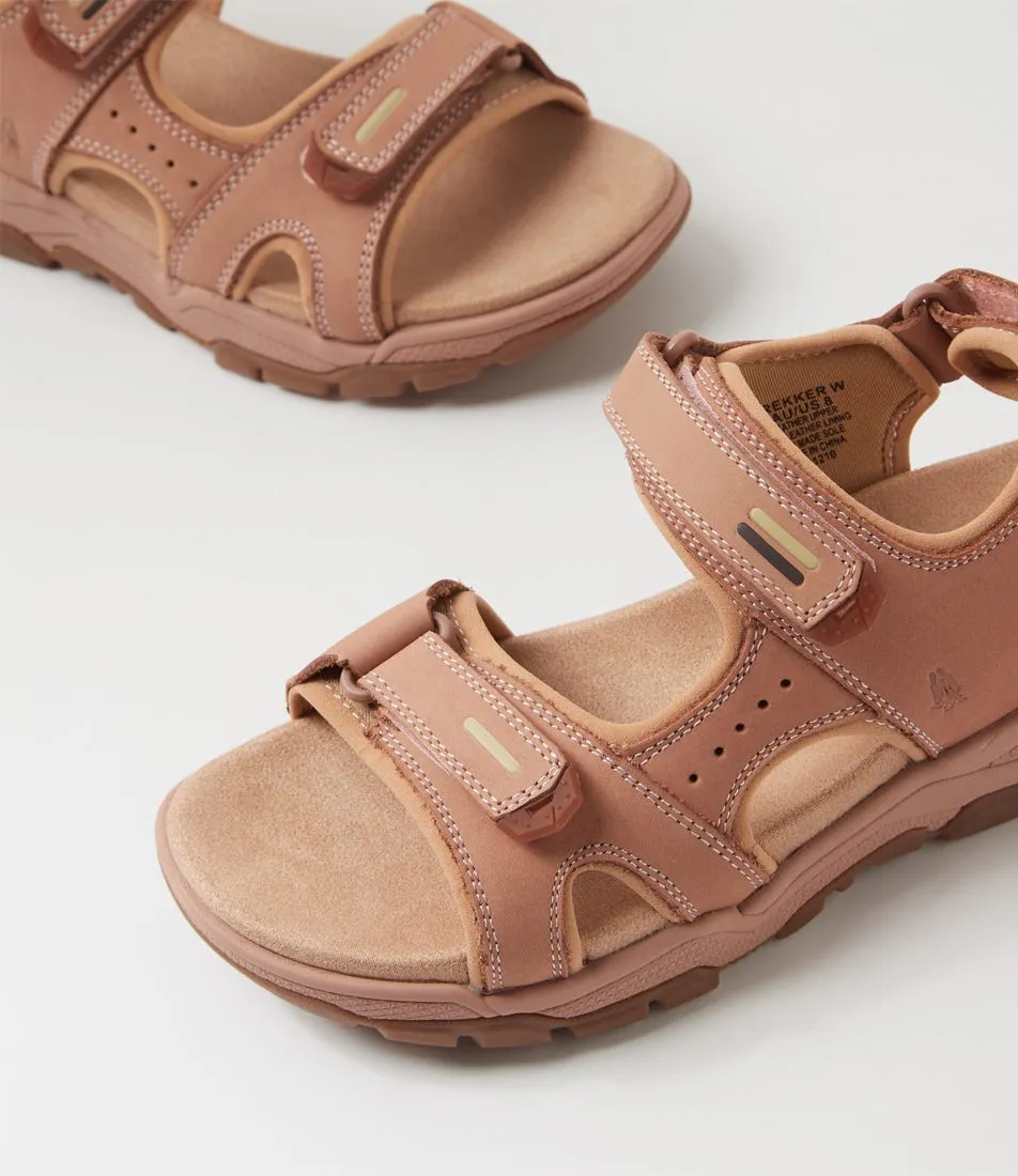 HUSH PUPPIES Trekker Blush Nubuck Sandals