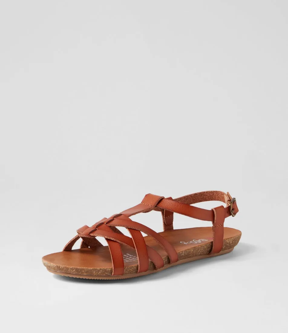 I LOVE BILLY Gerling Tan Sandals