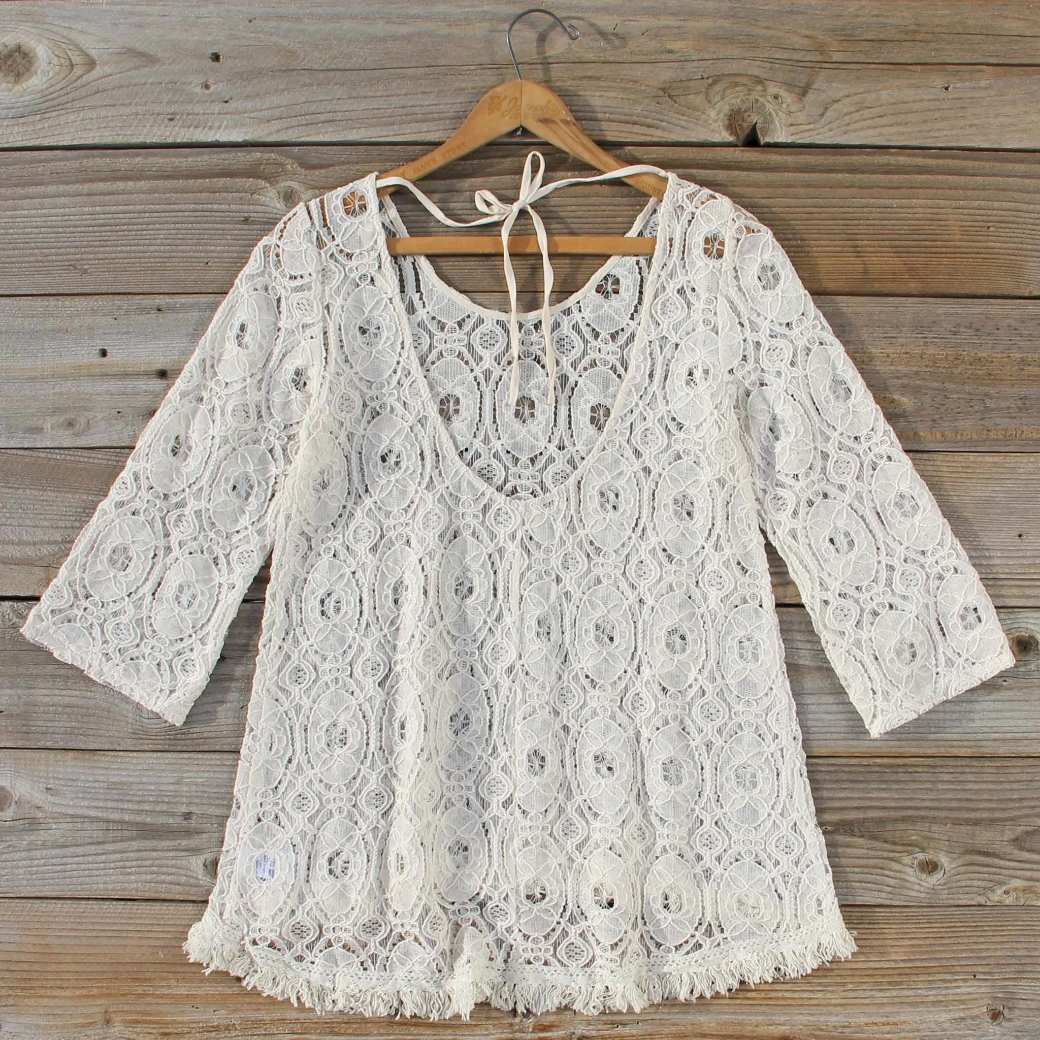 Iced Meadow Lace Tunic