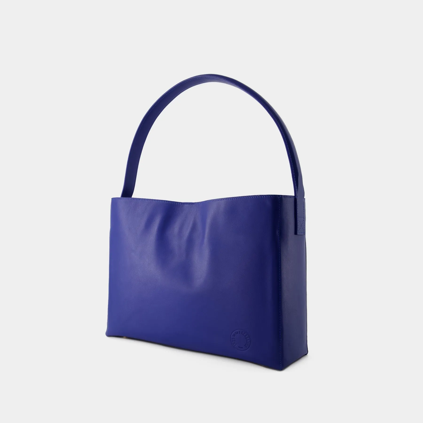 Ines de la Fressange  Leonore L Shoulder Bag - Ines de la Fressange - Leather - Blue Cobalt