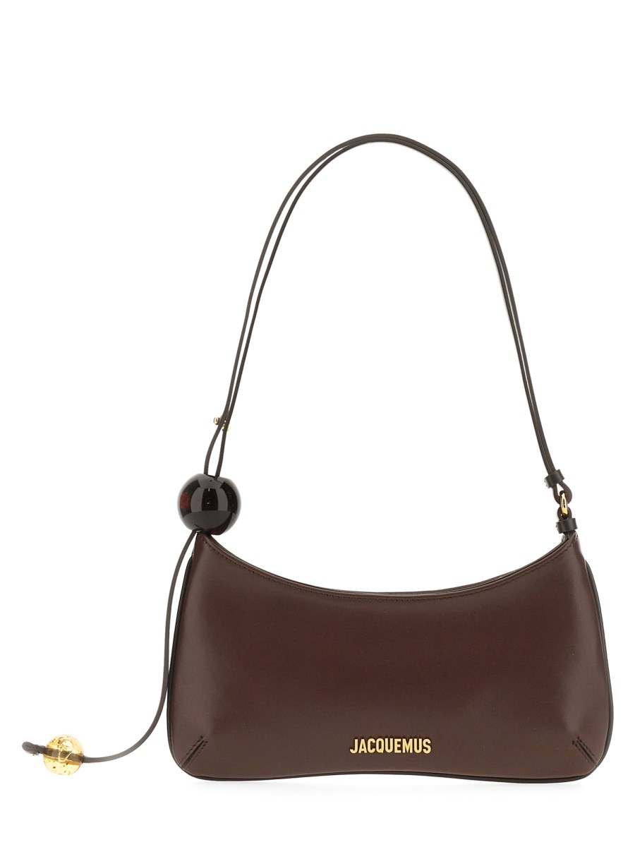 JACQUEMUS    LE BISOU PEARLS LEATHER BAG