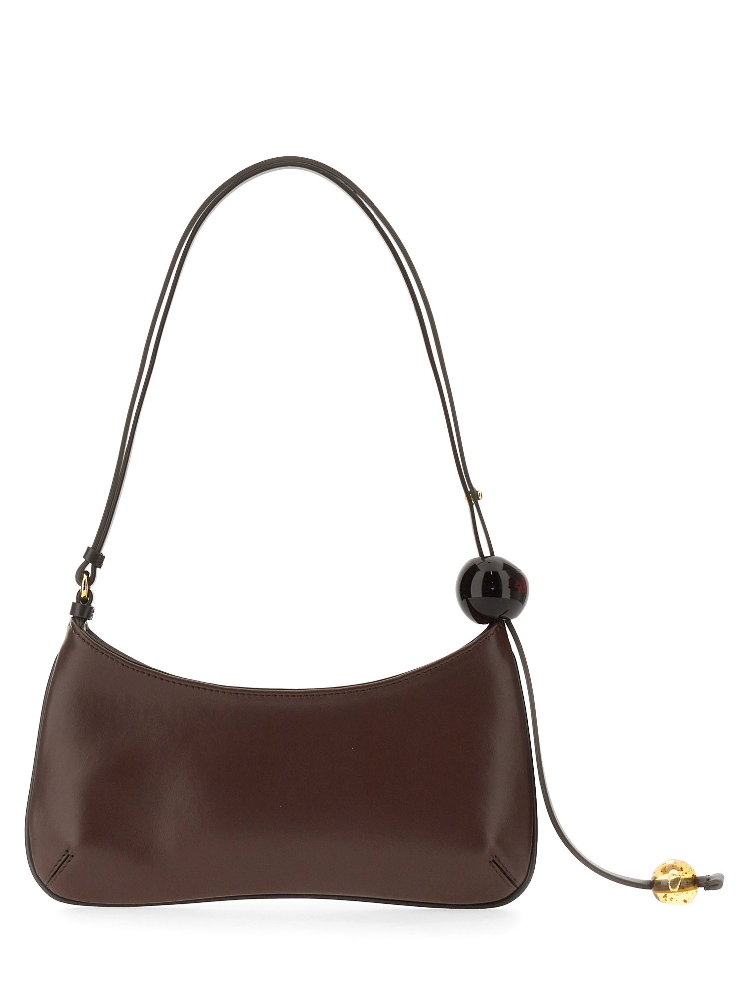 JACQUEMUS    LE BISOU PEARLS LEATHER BAG