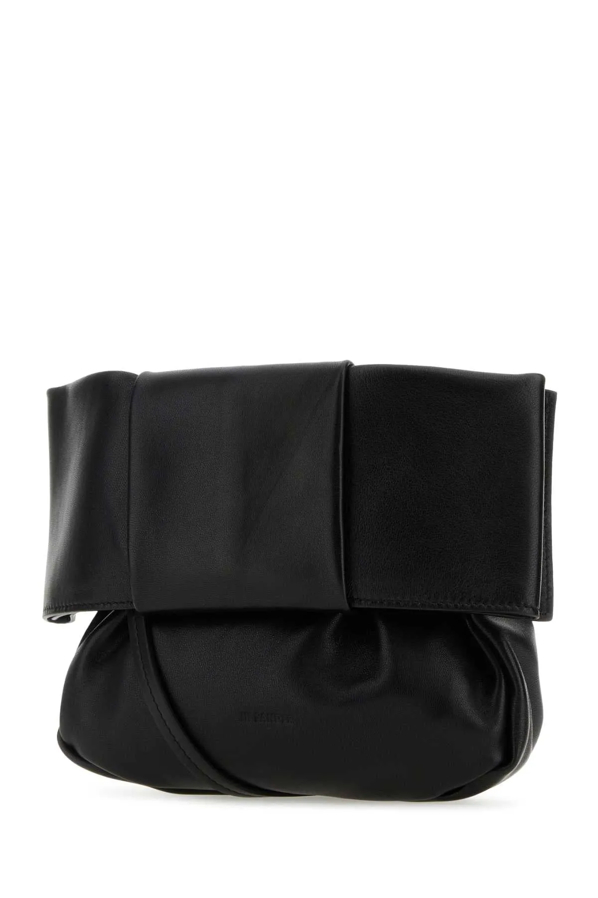 Jil Sander Black Nappa Leather Bucket Bag