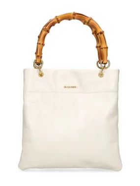 Jil Sander   Small leather top handle bag 