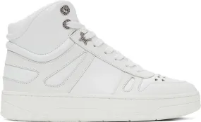 Jimmy Choo White Hawaii Hi Top F Sneakers