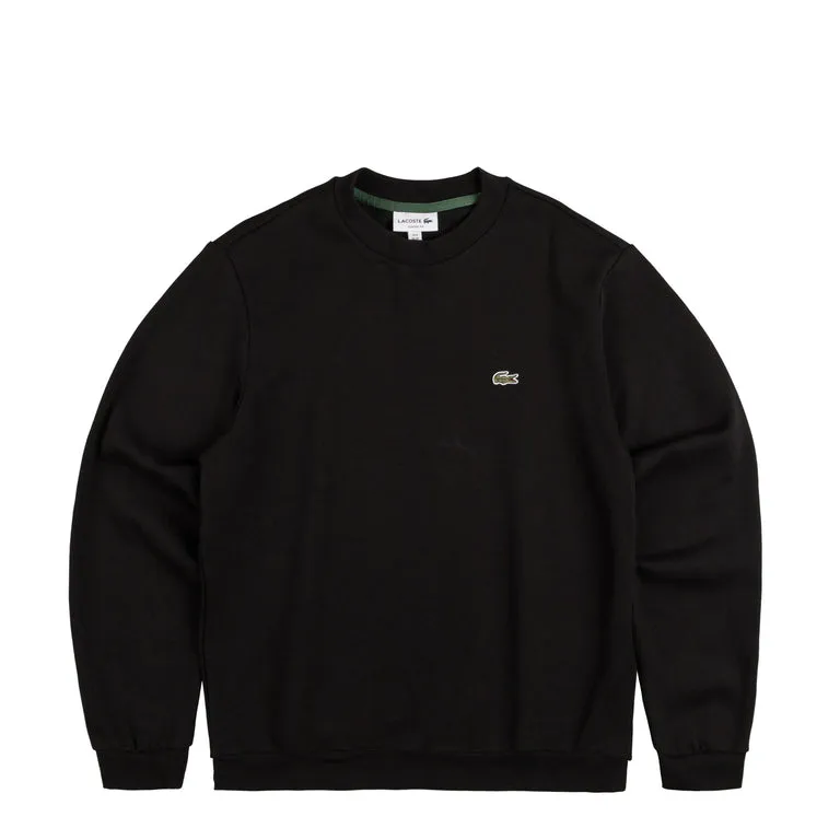 Lacoste Brushed Fleece Sweatshirt Black