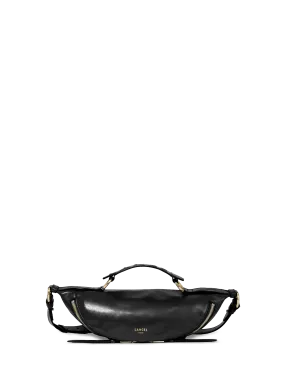 LANCEL  Origami leather bag - Black