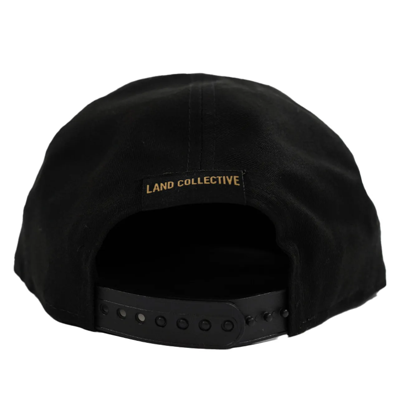 Land Collective Black Script Golfer Hat