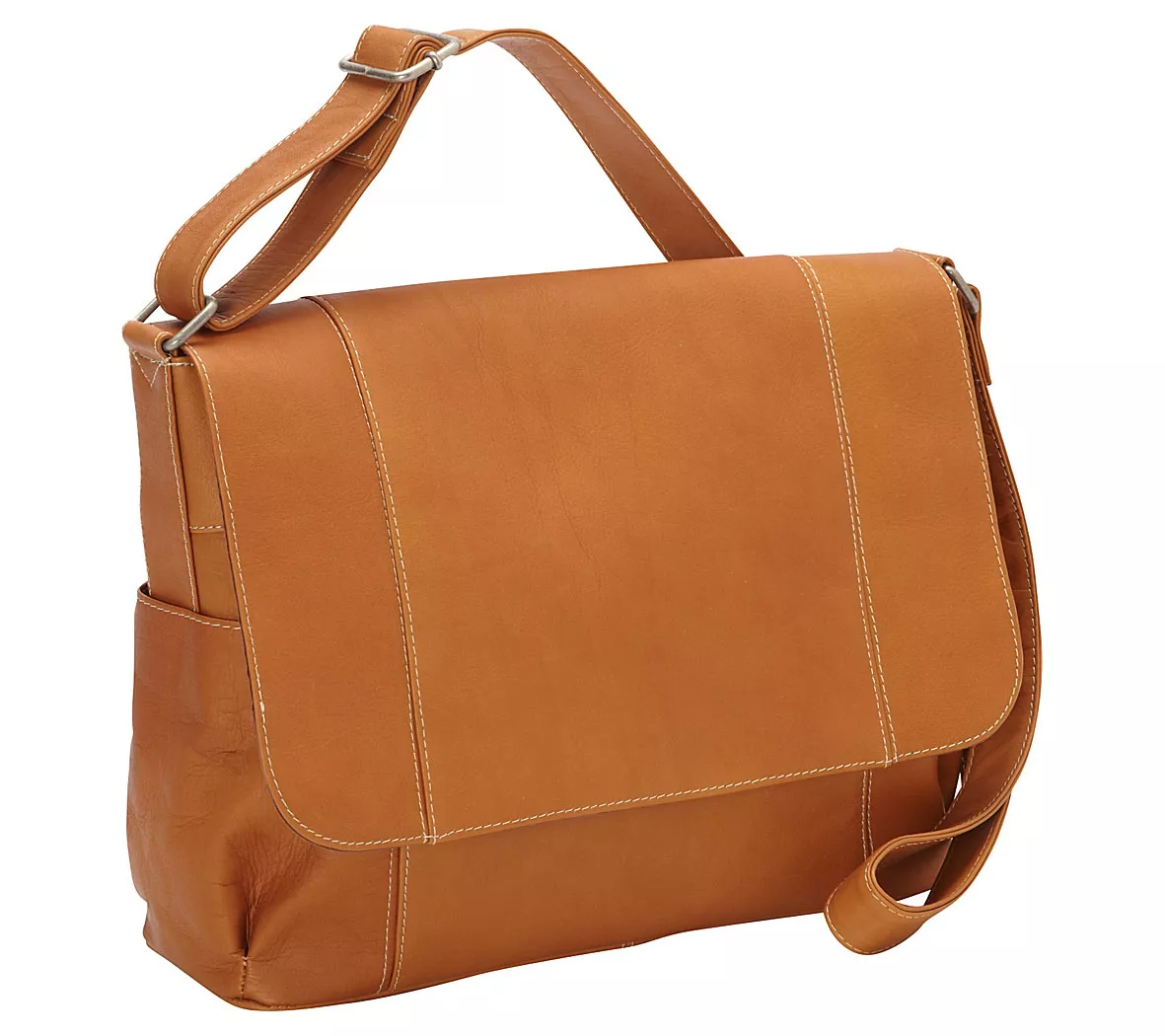 Le Donne Leather Flap Over Shoulder Bag