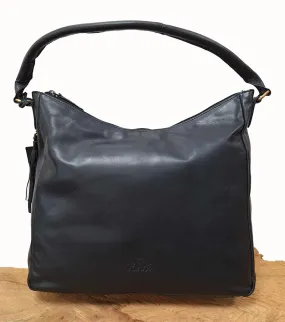 Leather Scoop Top Bag - Sultan