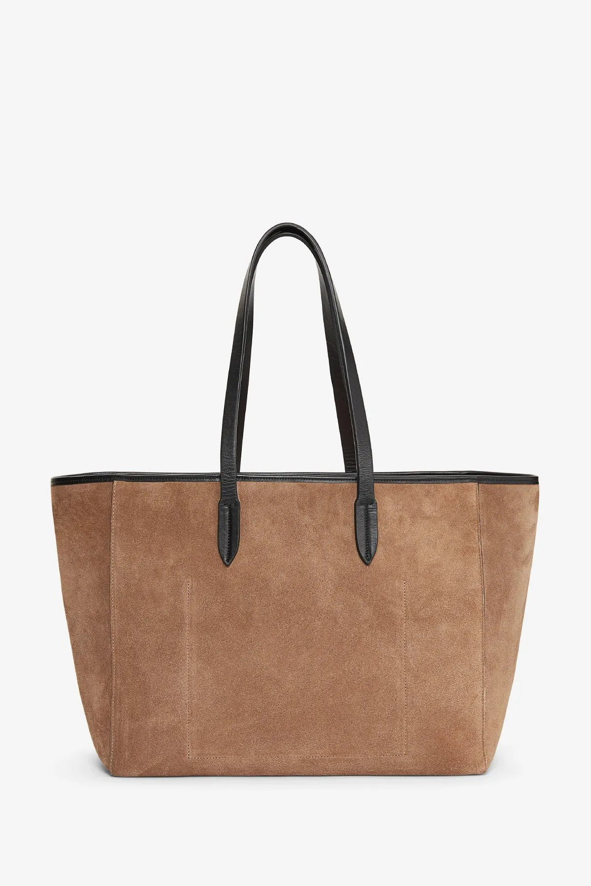 Leather shopping bag