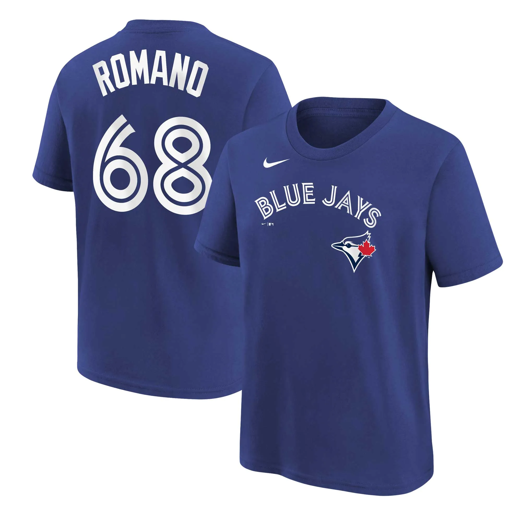 Lids Youth Nike Jordan Romano Royal Toronto Blue Jays Player Name & Number T-Shirt