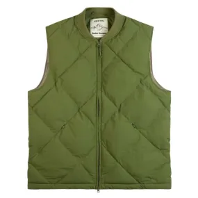 Linton Recycled Nylon Padded Vest - Grass Green