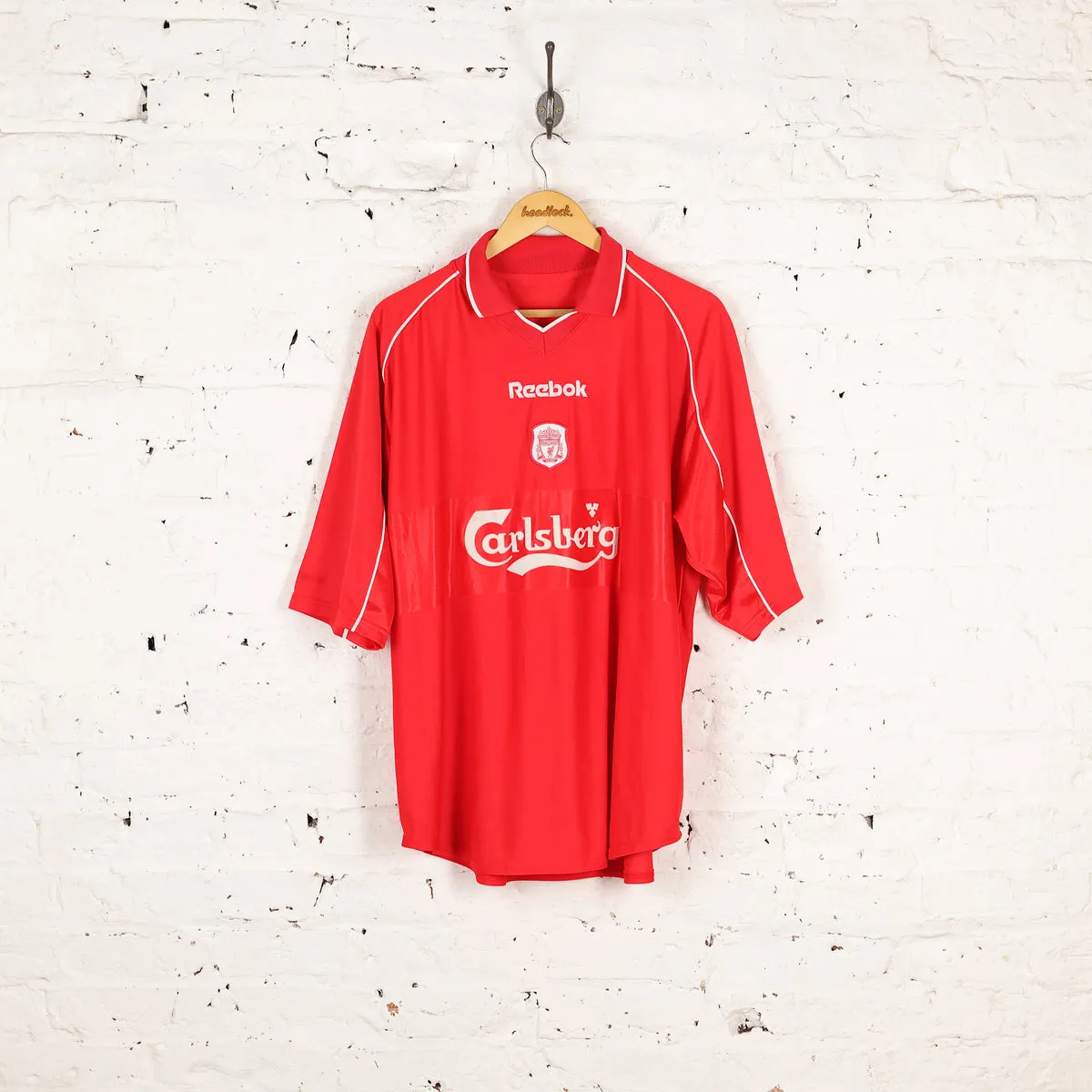 Liverpool 2000 Reebok Home Football Shirt - Red - XL