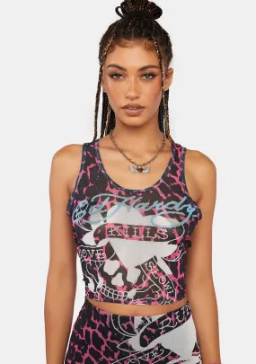 LKS Skull Crop Tank-