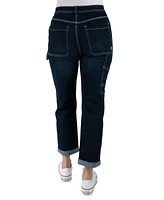 Macy's Indigo Rein Juniors' High-Rise Straight-Leg Carptenter Jeans