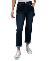 Macy's Indigo Rein Juniors' High-Rise Straight-Leg Carptenter Jeans