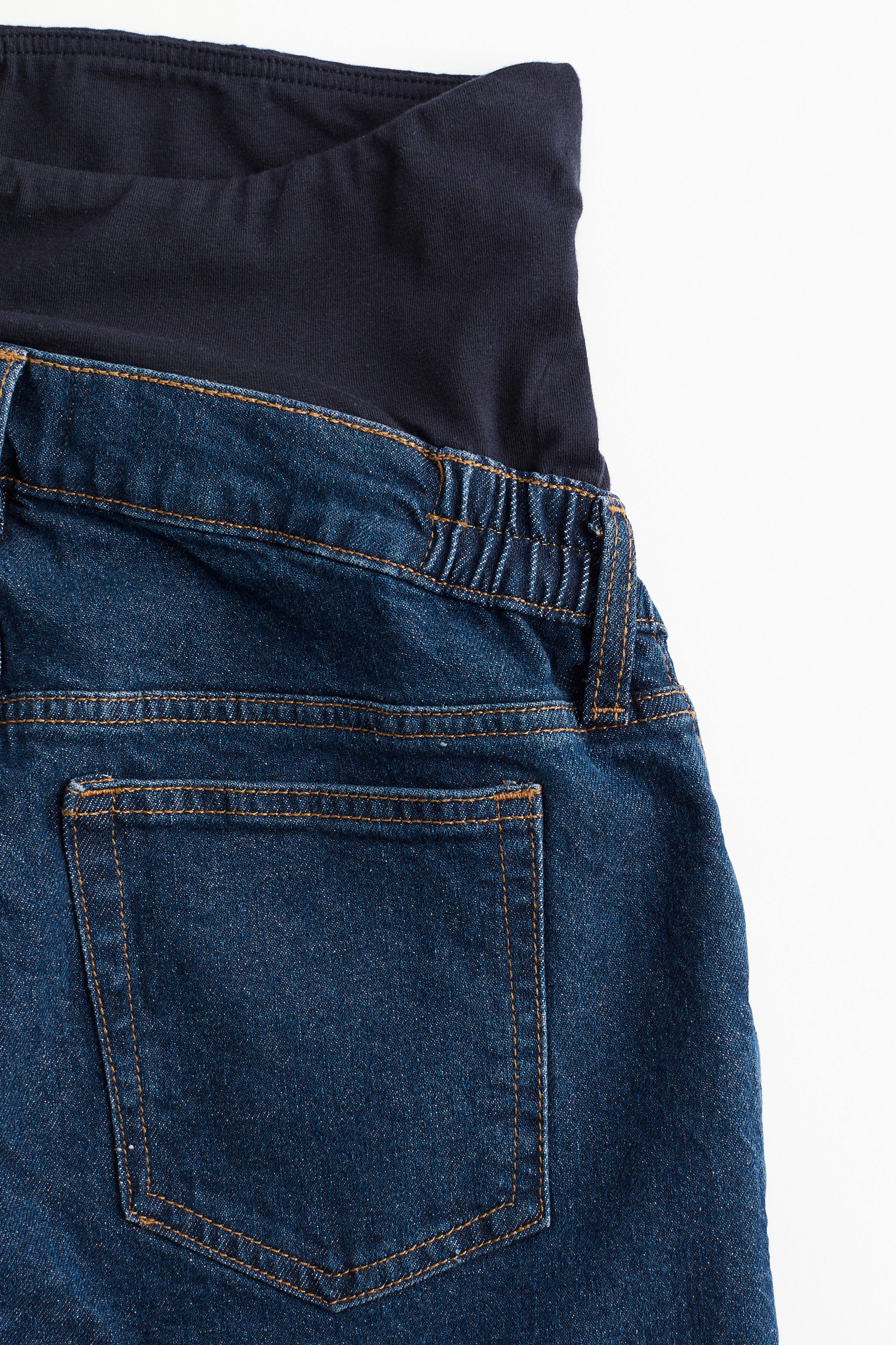 MAMA Tapered jeans - High waist - Ankle length - Dark denim blue - Ladies | H&M GB