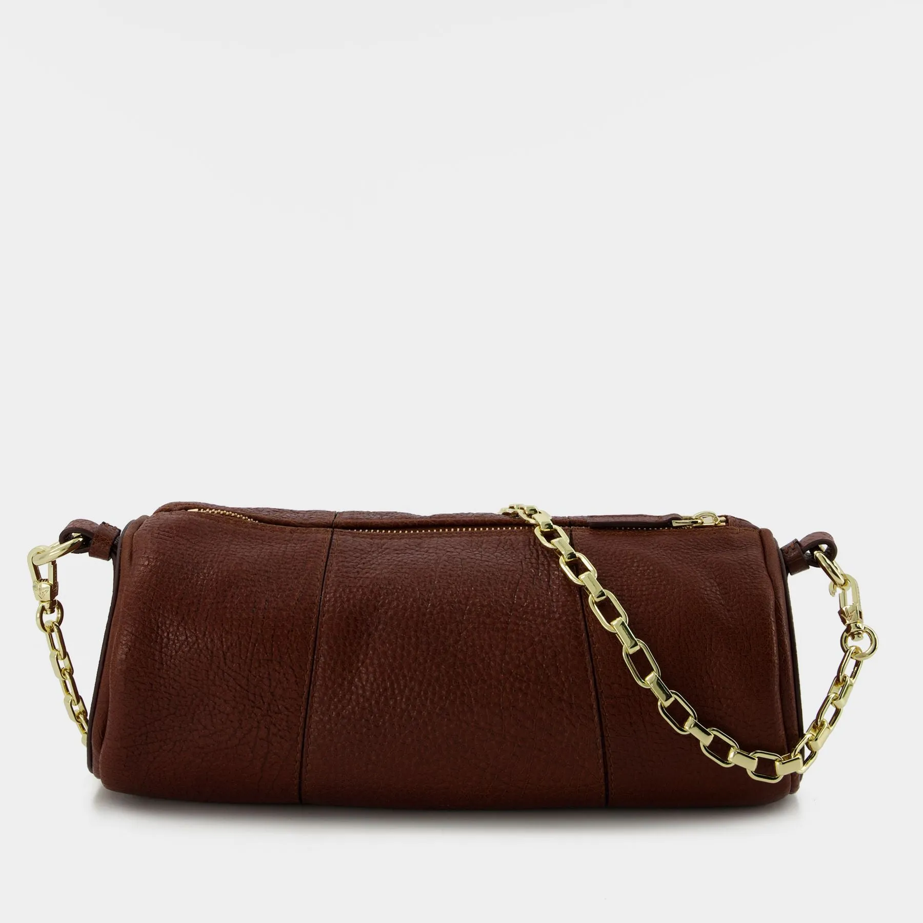 Manu Atelier  Cylinder Hobo Bag - Manu Atelier - Hazelnut - Leather