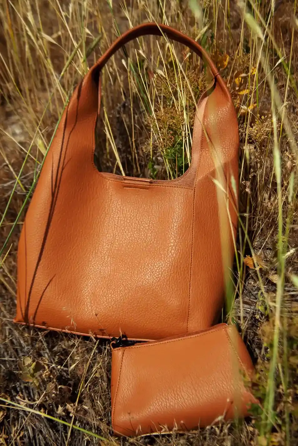 Marina Shoulder Bag in Tan