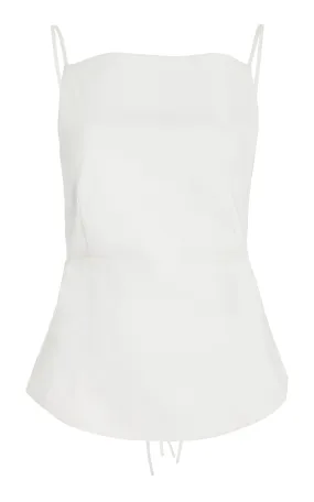 Marlies Grace Exclusive Mer Sleeveless Organic Cotton-Blend Top